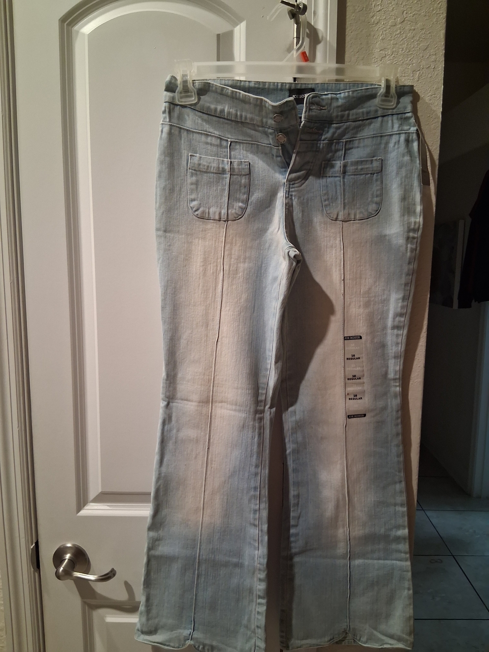 Joe Boxer Light Blue Wide-Leg Jeans